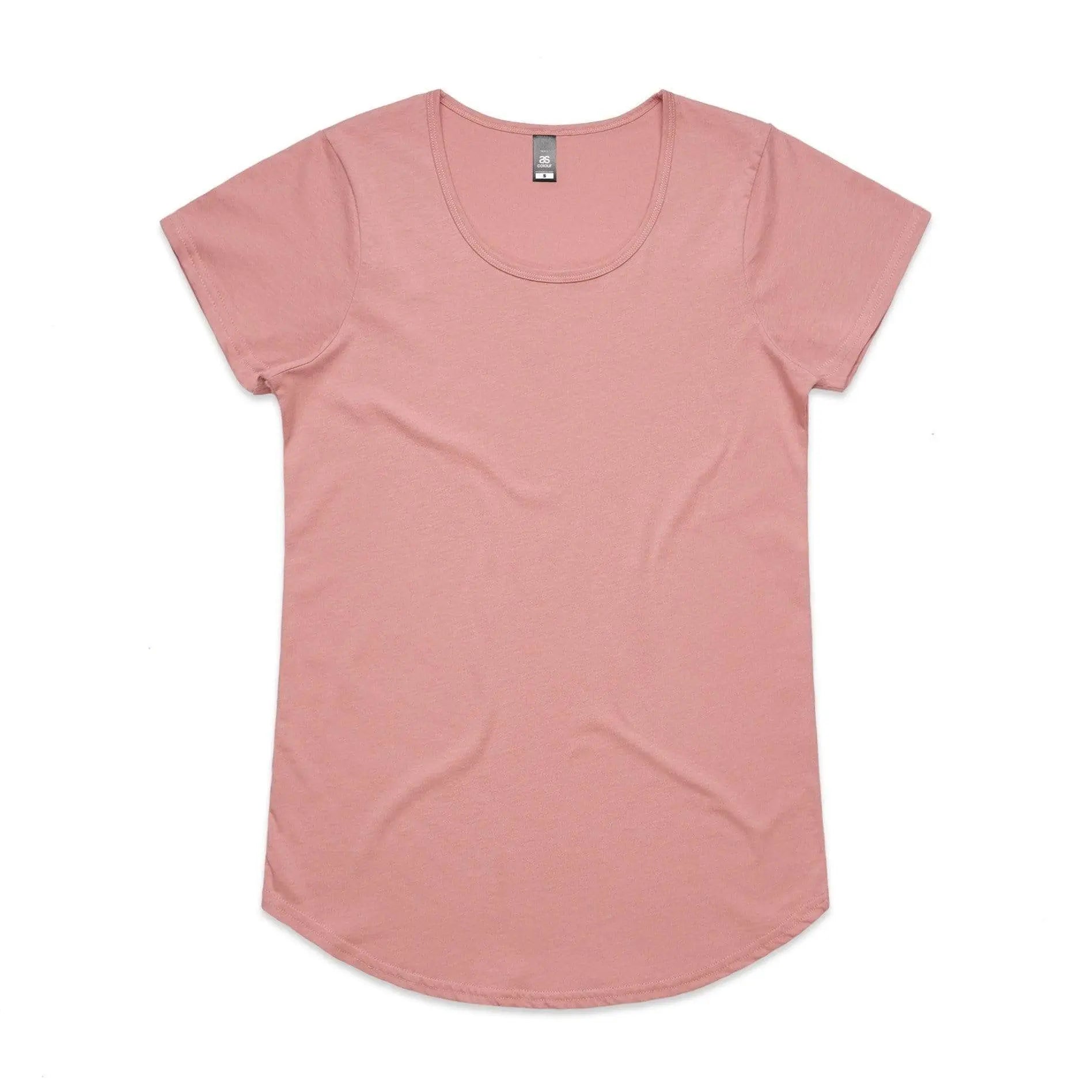 As Colour Women's mali tee 4008 Casual Wear As Colour ROSE XSM